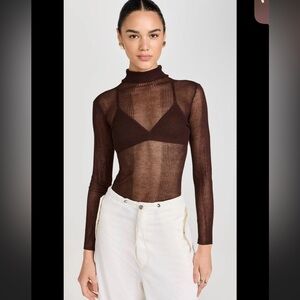 Piper Sweater SER.O.YA brown size large NWT